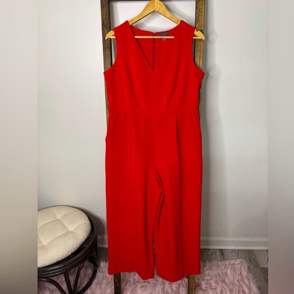 Vince Camuto Red Jumpsuit